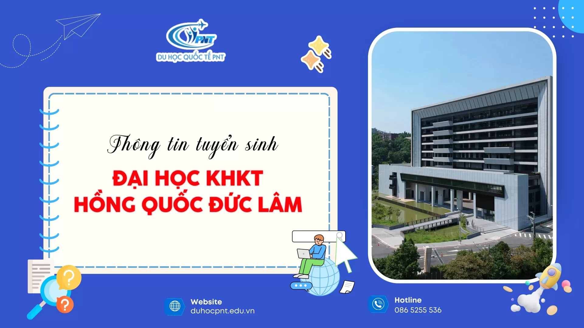 THÔNG TIN TUYỂN SINH HỆ 1+4 ĐẠI HỌC KHKT HỒNG QUỐC ĐỨC LÂM THÁNG 9/2026