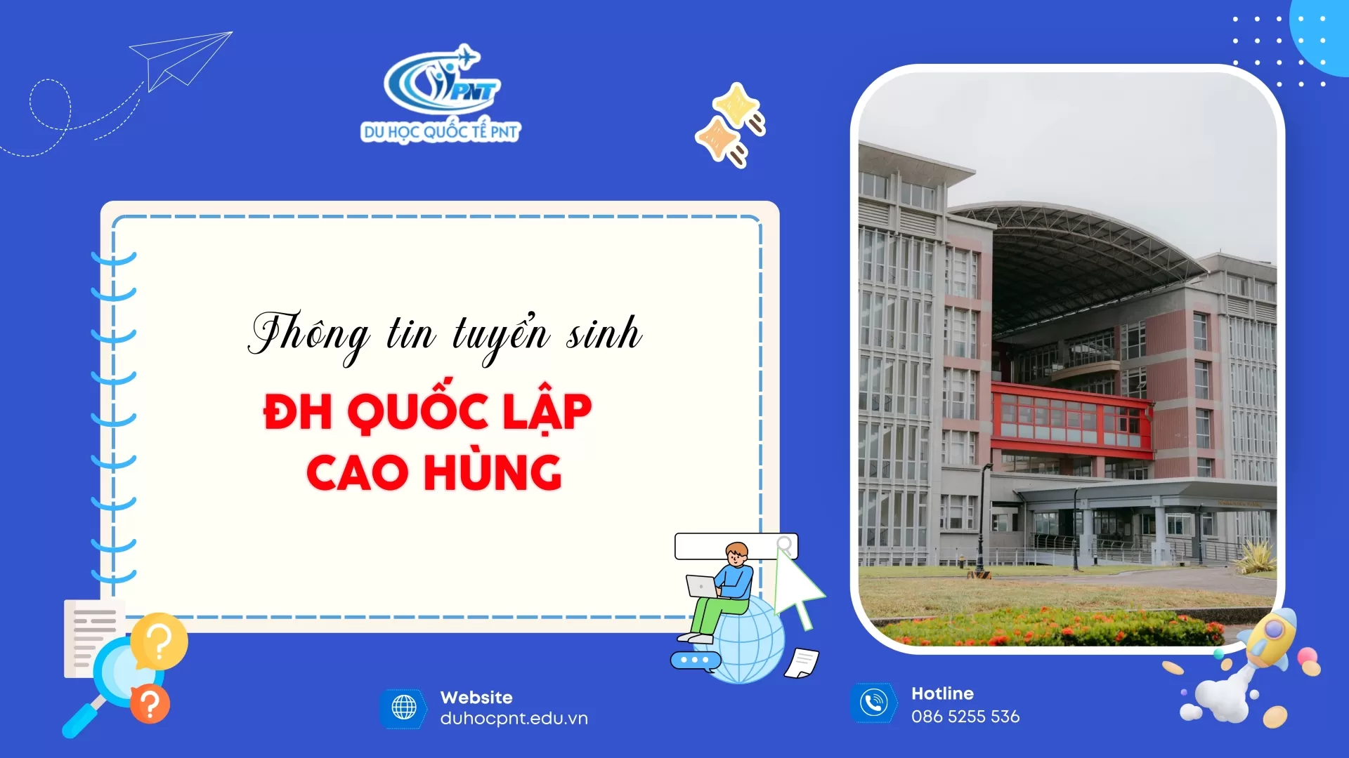 THÔNG TIN TUYỂN SINH HỆ 1+4 ĐẠI HỌC QUỐC LẬP CAO HÙNG KỲ THÁNG 9/2026