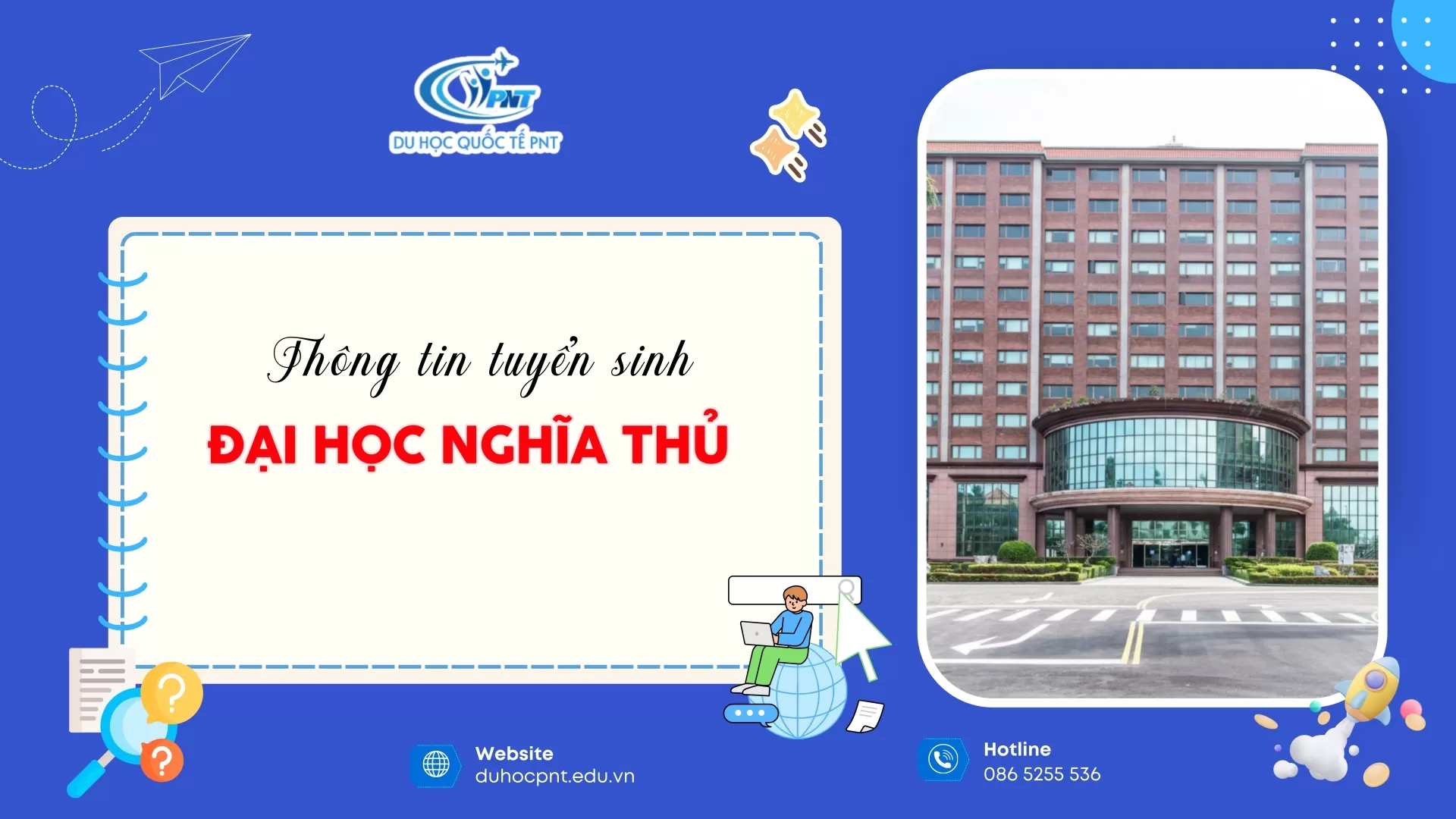 THÔNG TIN TUYỂN SINH HỆ 1+4 ĐẠI HỌC NGHĨA THỦ KỲ THÁNG 9/2026