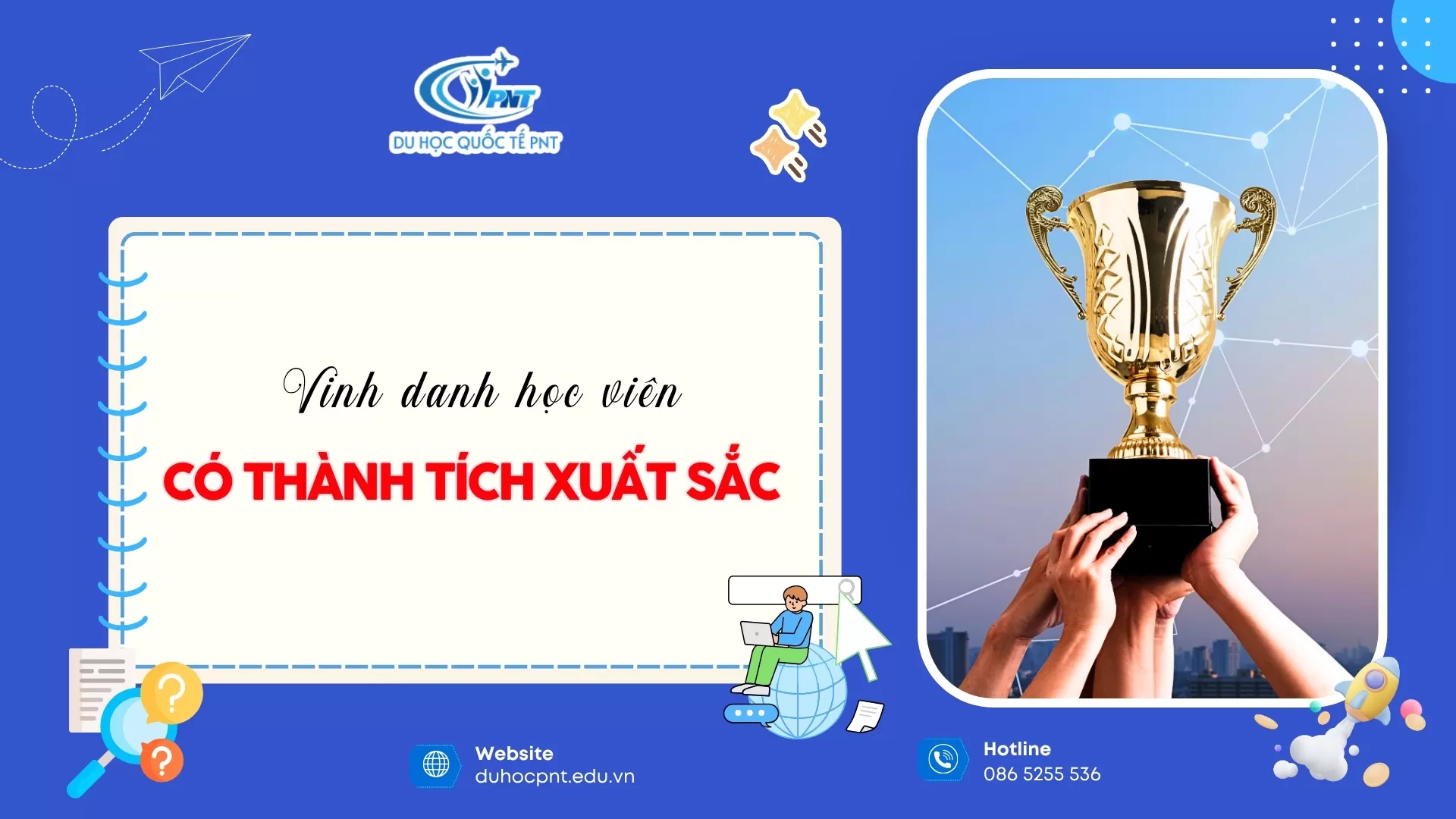 VINH DANH TOP HỌC VIÊN CÓ THÀNH TÍCH XUẤT SẮC TẠI PNT