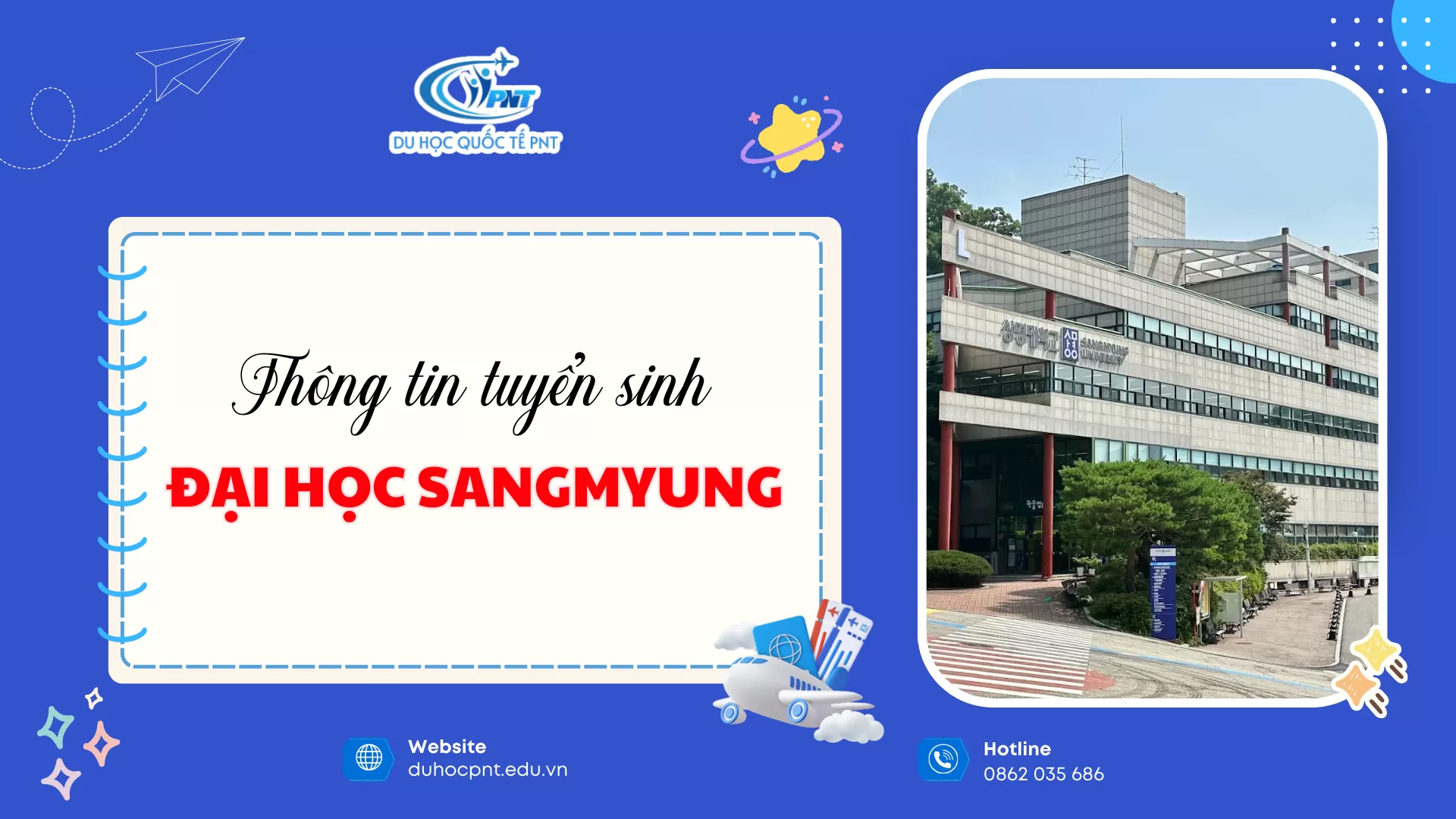 [2026] TRƯỜNG ĐẠI HỌC SANGMYUNG HÀN QUỐC - SANGMYUNG UNIVERSITY - 상명대학교