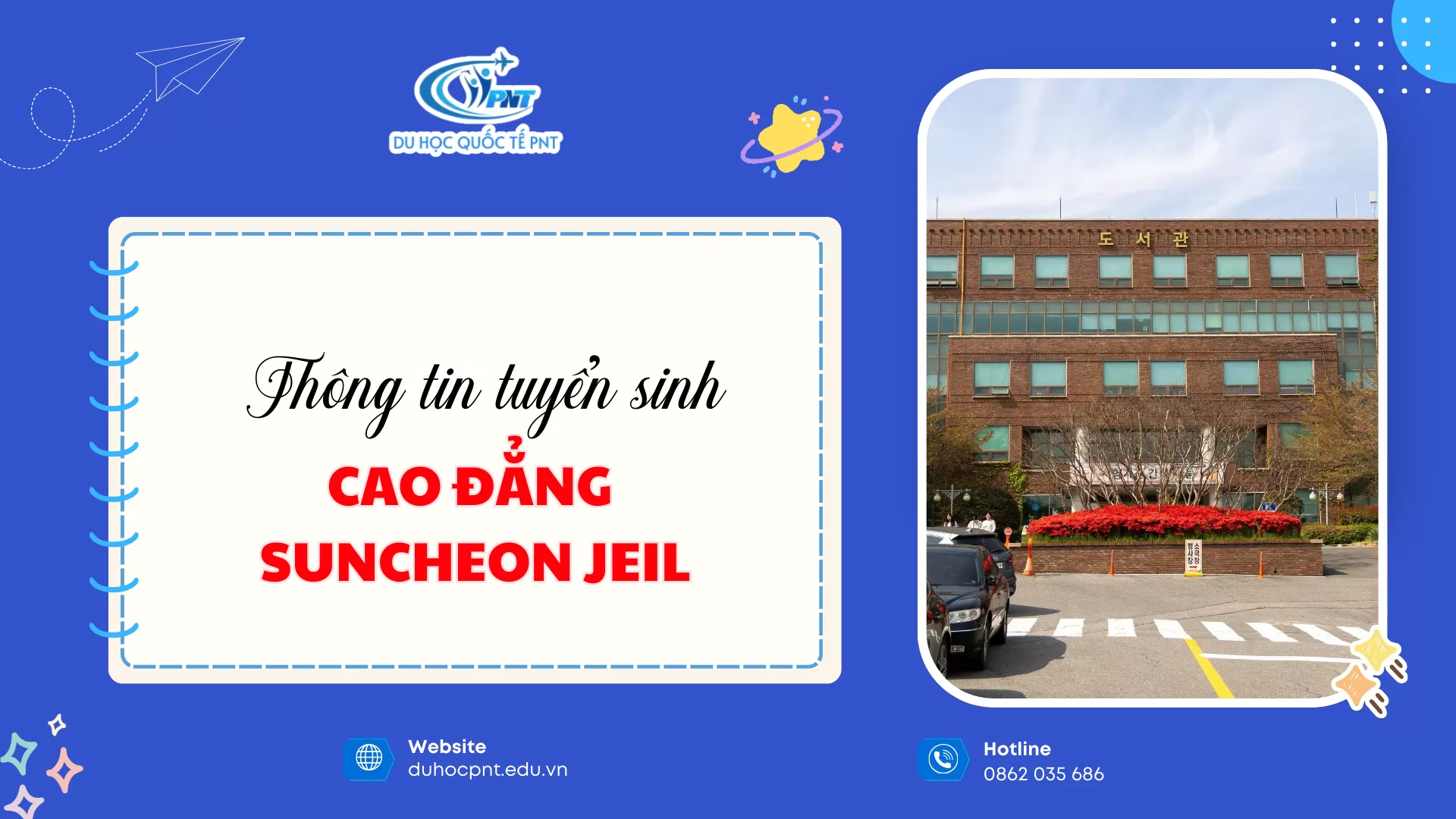 [2026] Trường Cao đẳng Suncheon Jeil Hàn Quốc - Suncheon Jeil College – 순천제일대학교