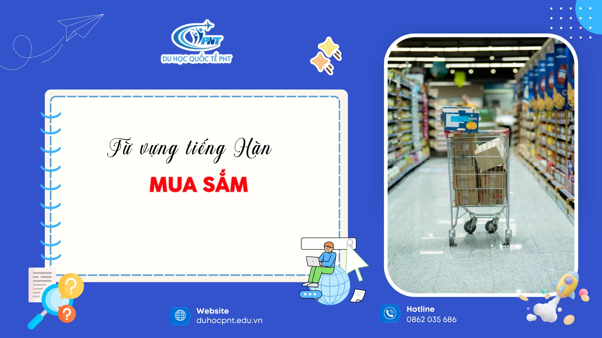 HỌC TỪ VỰNG TIẾNG HÀN CHỦ ĐỀ MUA SẮM CÙNG TRUNG TÂM NGOẠI NGỮ PNT