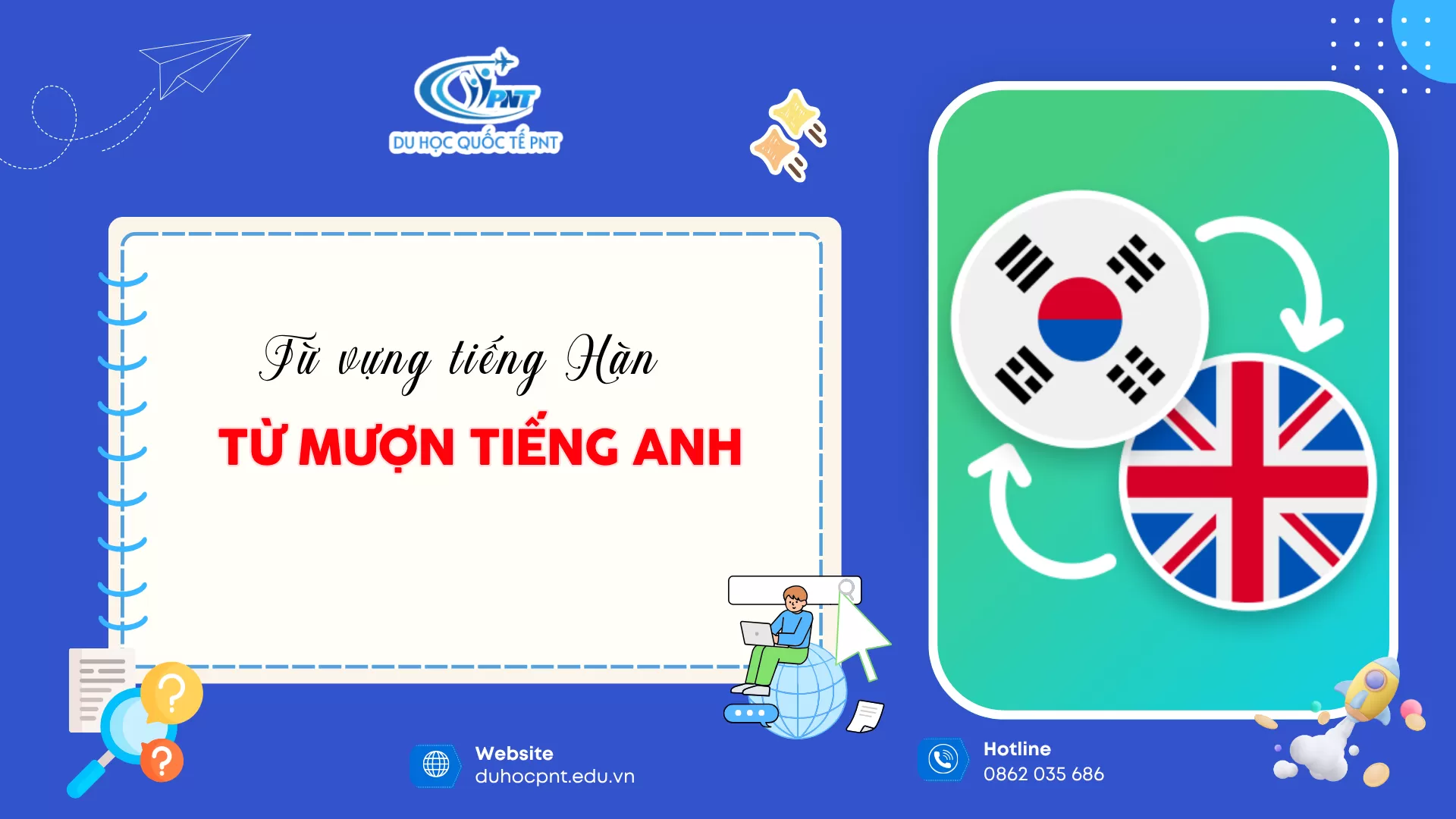 TỪ VỰNG TIẾNG HÀN CHỦ ĐỀ CÁC TỪ MƯỢN TIẾNG ANH (콩글리시)  CÙNG TRUNG TÂM NGOẠI NGỮ PNT