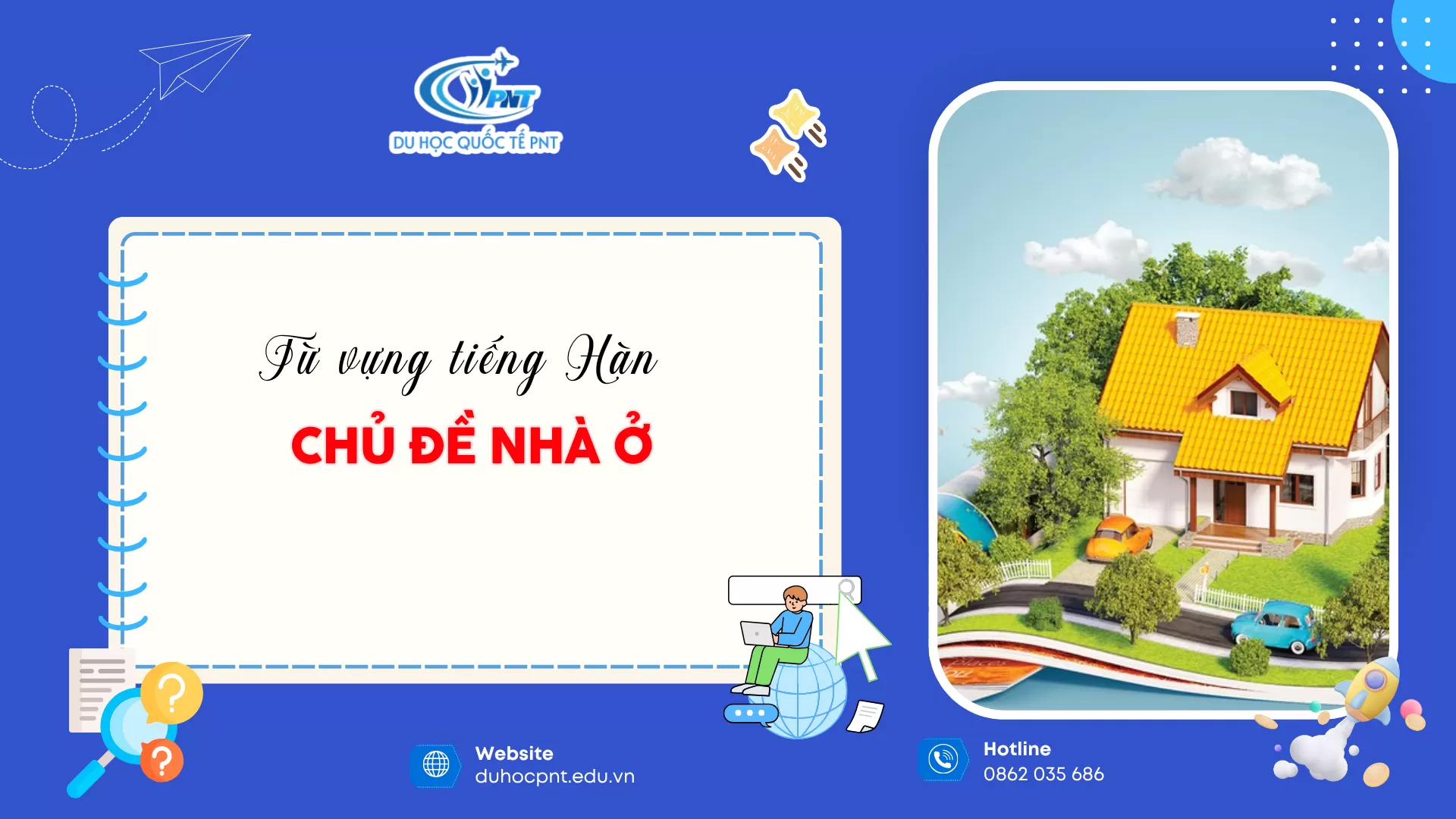 TỪ VỰNG TIẾNG HÀN CHỦ ĐỀ NHÀ Ở cùng PNT